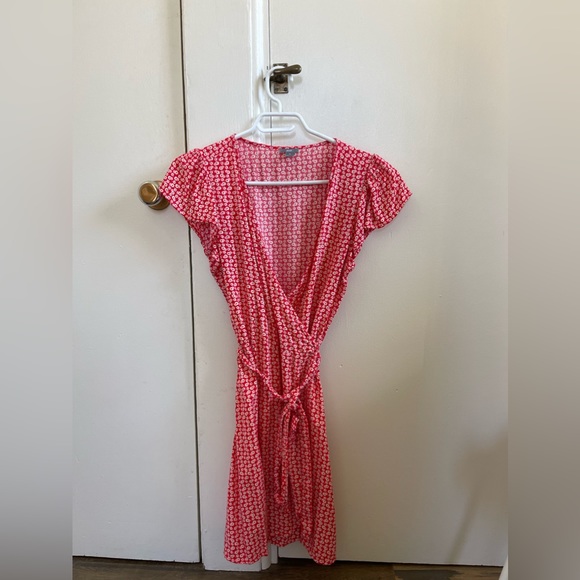 Aerie Floral Wrap Dress - Picture 3 of 6